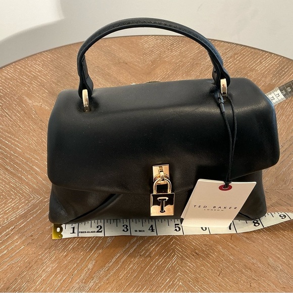 Ted Baker Black Leather Handbag - Picture 7 of 8